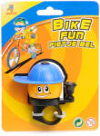  Bike Fun Biciklicsengő - Mosolygós Arccal - 6x8cm (2599527)