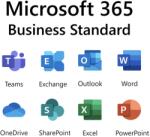 Microsoft Софтуер Microsoft 365 Business Standard, абонамент, до 5 потребителя, български, за Windows/MAC/Linux (FS-SOFT-MS-OFF-365-BS)