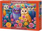 Castorland Puzzle Castorland din 3000 piese - Întâlnirea florilor și a bufnițelor (С-300723-2) Puzzle
