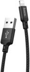 hoco. Cablu de Date USB-A la Lightning 2.4A, 1m - Hoco Times Speed (X14) - Black (KF239682)