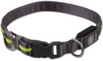 Dog Fantasy Dog Fantasy USB LED zgardă din nailon iluminată M-L verde 45-65 cm