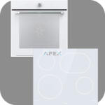 Gorenje Simplicity BOS6737SYW hőlégkeveréses sütő + ECT643SYW üvegkerámia főzőlap fehér színben