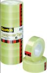 3M 5501933 7100029315 Ragasztószalag Scotch® 550 Átlátszó (H x Sz) 33 m x 19 mm 8 db (7100029315) (7100029315)