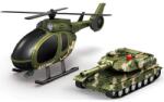 WENYI car - 1: 14 Военен комплект хеликоптер + танк (21j-666-76p)