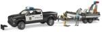 BRUDER 2507 Полицейска кола RAM с лодка и 2 полицаи (2507)