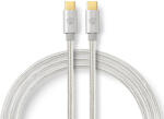Nedis CCTB60800AL20 USB kábel USB 2.0 2 M USB C 0, 48 Gbit/s Ezüst (CCTB60800AL20)