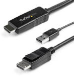 StarTech HD2DPMM3M video átalakító kábel 3 M HDMI A-típus (Standard) DisplayPort Fekete (HD2DPMM3M)