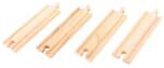Bigjigs Toys Sine drepte medii 16 cm 4 buc (DDBJT101) Trenulet