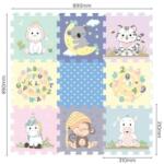 Wiky Blocuri moi cu animale educative 32x32 cm (WKW054906)