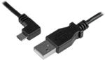StarTech USBAUB50CMLA USB kábel USB 2.0 0, 5 M USB A Micro-USB B 0, 48 Gbit/s Fekete (USBAUB50CMLA)