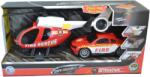  MAȘINĂ DE SERVICIU ORAȘ - 1: 14 Set de pompieri elicopter + mașină (SK21J-666-75P)