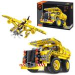  Set de construcție 2 în 1 Camion și Avion 361 de piese (SK41IM-6802)