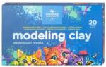 KOH-I-NOOR Plastilina Koh-I-Noor, Pisici, 20 Culori, Cutie Carton, 400 g (KH-K1315 S20-P)