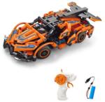 WIKY RC Építőkészlet Narancssárga RC autó távirányítóval 18, 5 cm (WKW050867)