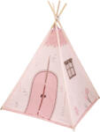 Kikkaboo Дървена палатка за игра Kikkaboo - С мека подложка , Pink House (31201010383)