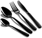 Berlinger Haus 6 személyes rozsdamentes acél evőeszköz készlet, fekete színben, különleges mintával (BH-2620)