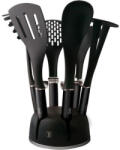 Berlinger Haus Carbon Pro Collection 7 részes nylon konyhai eszköz készlet állvánnyal (BH-6324)
