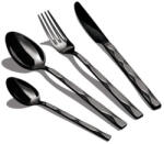 Berlinger Haus 6 személyes rozsdamentes acél evőeszköz készlet, fekete színben, különleges mintával, fe (BH-2622)