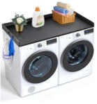 VEVOR Mosógépre helyezhető munkalap 1370x700x69 mm fekete munkafelület (XYTM54INCHHSN1RRBV0)