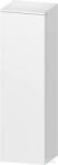 Duravit QATEGO 132x40x36 cm-es 1 ajtós félmagas szekrény fogantyú nélkül, balos, matt fehér QA1345L18180000 (QA1345L18180000)