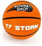 POWER SHOT 5 darab Storm T7 kosárlabda - INGYENES pumpa és tárolótáska fekete|narancssárga