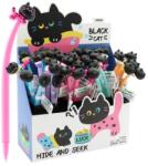 Junior Fekete Macska zselés toll 0, 5 mm - kék