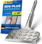 S&R SDS-plus csempevágó véső 165x75 mm, lapos (hajlított) S&r (214299165)