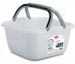 Stefanplast Idra négyszögletes mosogató 35cm (13l) fogantyúkkal Ph színkeverék (Idra)