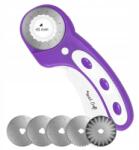 Texi Kör Késes Szabó Vágó, Forgó Pengével, 45MM, Éles Kézi Vágó Nagy Siker! (4106)