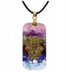  Orgonit Nyaklánc Fátima Keze Oliwin Gránát Amazonit Kvarc Ajándéknak (NASZYJNIK ORGONITOWY KWARC AMAZONIT AMETYST)