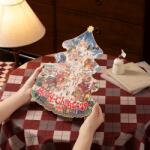 Robotime - Rowood - Karácsonyi városka - FA kirakó! 200 darabos kirakó (TA007)