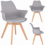 Klubfotel Étkezőszék ORLEAN - szürke