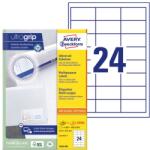 AVERY Etikett AVERY 3658-200 64, 6x33, 8 mm fehér univerzális 5280 címke/doboz 200+20 ív/doboz (3658-200) - irodaszerwebaruhaz