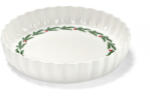 Tchibo - Porcelán piteforma, karácsonyi mintás, 26cm