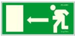 Gungl Dekor Matrica Menekülési irány balra zöld "F (310 / 30) - irodaszerwebaruhaz