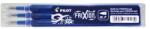 Pilot Tollbetét roller PILOT Frixion Clicker/Ball radírozható 0, 35 mm tintakék 3 darabos (BLS-FR-7-BB-S3)