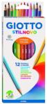 GIOTTO Színes ceruza GIOTTO Stilnovo hatszögletű 12 darabos (2565 00) - irodaszerwebaruhaz