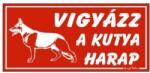 Gungl Dekor Piktogram Vigyázz a kutya harap! piros (000/ 470P) - irodaszerwebaruhaz