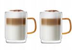 Vialli Design 2db 350ml-es duplafalú thermo pohár szett, Amber (336006)