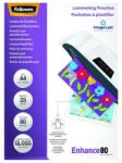 Fellowes Lamináló fólia FELLOWES A/4 80 mikron fényes 25/csom (5396205) - irodaszerwebaruhaz