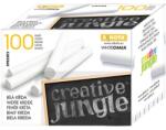 Creative Jungle Táblakréta CREATIVE JUNGLE fehér kerek 100 darabos (CJB2268)