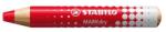 STABILO Jelölőceruza STABILO MARKdry fehér táblákhoz és flipchartpapírhoz vastag kerek heggyel piros (648/40) - irodaszerwebaruhaz
