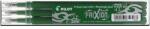 Pilot Tollbetét roller PILOT Frixion Clicker/Ball radírozható 0, 35 mm zöld 3 darabos (BLS-FR-7-G-S3)
