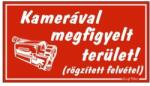Gungl Dekor Piktogram Kamerával megfigyelt terület piros (000/ 210P)