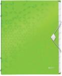 LEITZ Előrendező LEITZ Wow A/4 PP 12 részes zöld (46340054) - irodaszerwebaruhaz