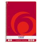 Herlitz Spirálfüzet kockás HERLITZ A/4 80 lapos perforált lyukasztott (00306456)