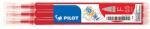 Pilot Tollbetét roller PILOT Frixion Clicker/Ball radírozható 0, 25 mm piros 3 darabos (BLS-FR5-R-S3)
