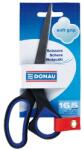 DONAU Olló irodai DONAU Soft Grip 16, 5 cm fekete-kék
