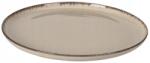 Excellent Housware lapos tányér 27cm porcelán bézs, Hn perem (J15000170)