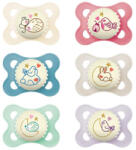 MAM Játszócumi Original night, Világítós, megújult! Egész karton szilikon lapított (méret: 1) 2 - 6 hó (6 db/kr) - babybear